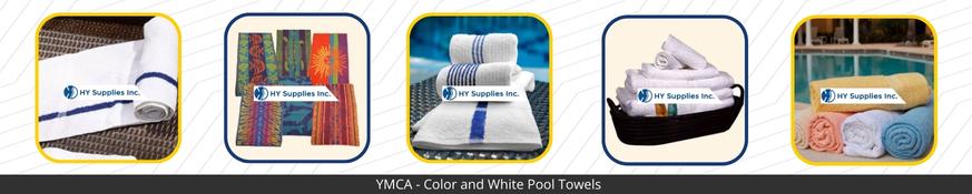 YMCA - Color and White Pool Towels